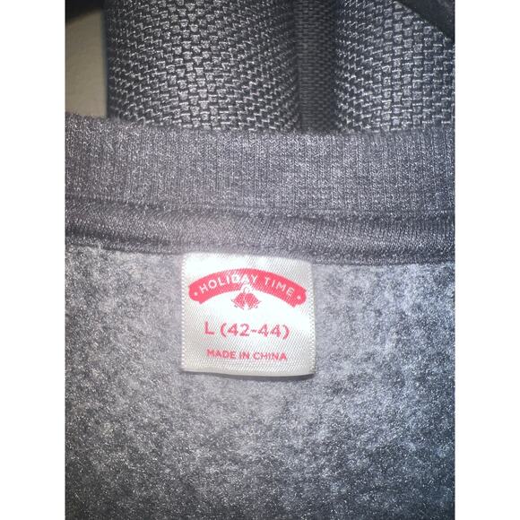 Ugly Christmas Sweater Xmas Sweatshirt Crewneck Size Large - Picture 2 of 3